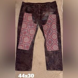 Stylish Men's Patterned Jeans